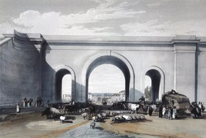 Jernbanebroen ved Chippenham, Wiltshire, 1846 af John Cooke Bourne
