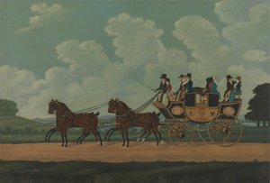 J. & W. Chaplins Dover-London-scene på vejen