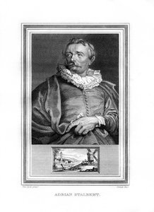 Adriaen van Stalbemt, flamsk maler, 1825. af John Corner