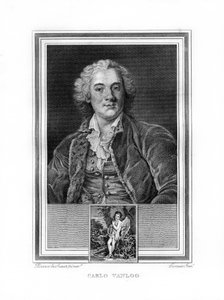 Carle eller Charles-Andre van Loo, fransk emnemaler, 1825. af John Corner