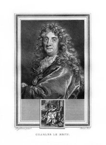 Charles le Brun, fransk barokmaler, 1825.