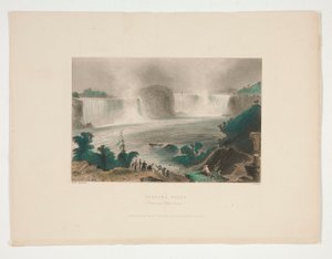 Niagara Falls (fra nær Clifton House), illustration til Nathaniel Parker Willis