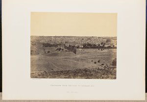 Jerusalem fra vejen til Betania, nr. 1 af John Cramb