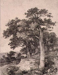 På Colney, pub. af J. & W. Freeman af John Crome
