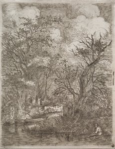 Back of the Mills, ca. 1812-1813. af John Crome