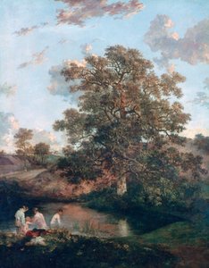 The Poringland Oak, c1818-1820 af John Crome