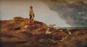 Udsigt på Mousehold Heath, nær Norwich, c1812. af John Crome