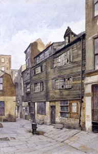 Crown Court, Chancery Lane, London, 1881 af John Crowther