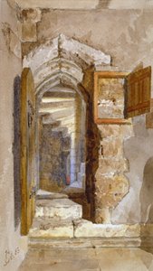 Indvendigt billede af Salt Tower i Tower of London, 1883 af John Crowther