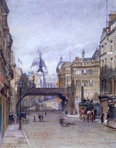 Ludgate Circus, London, 1881 af John Crowther