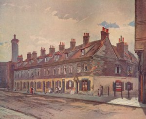 Gamle huse i Pye Street, Westminster, London, 1883 1926 af John Crowther