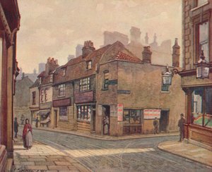 Gamle huse i Snowfields, Bermondsey, 1887 1926 af John Crowther