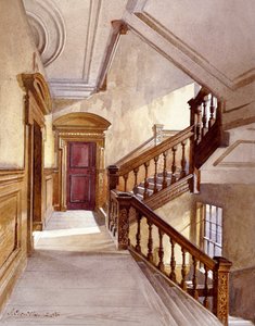 Sir Christopher Wrens hus, Botolph Lane, London, 1886. af John Crowther