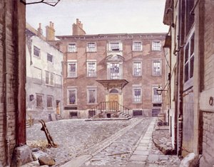 Sir Christopher Wrens hus, Botolph Lane, London, 1886 af John Crowther