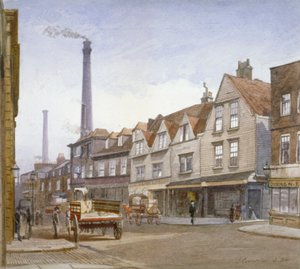 Udsigt over Mint Street, Southwark, London, 1884 af John Crowther