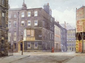 Udsigt over krydset mellem Howard Street og Norfolk Street, London, 1880 af John Crowther