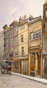 Udsigt over sognekontorhallen, Silver Street, London, 1888 af John Crowther