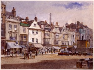Whitechapel High Street, Stepney, London, 1884 af John Crowther