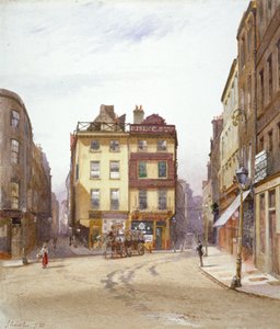Wych Street og Holywell Street, Westminster, London, 1881 af John Crowther