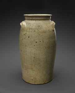 Churn, ca. 1850-1883 (alkalisk glaseret stentøj)