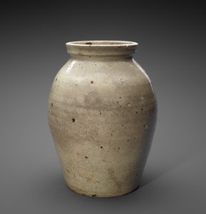 Krukke, c. 1850-1883 (alkalisk glaseret keramik)