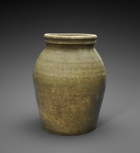 Krukke, c. 1850-1883 (alkalisk glaseret keramik)