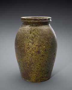 Krukke, c. 1850-1883 (alkalisk glaseret keramik)