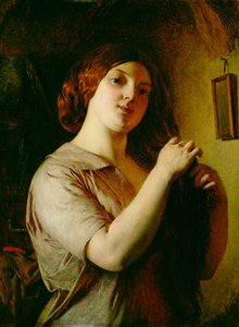 Jennys toilet, 1859 (panel)