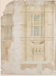 Design til Oriel Window, Holme Eden (blæk)