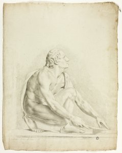 Gammel statue: Knifesliberen af John Downman