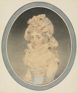 Lady Caroline Wrottesley, 1792. af John Downman