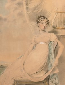 Portræt af Anne Lucy Poulett, Lady Nugent af John Downman