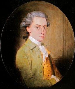 Portræt af John Heigham af Humstan (olie på panel) af John Downman
