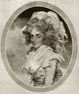 Sarah Siddons, graveret af Peltro W. Tomkins, fra 