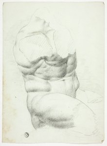 Torso af antik statue af John Downman