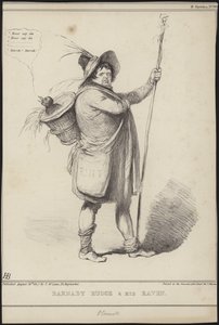 Barnaby Rudge og hans ravn, illustration fra 