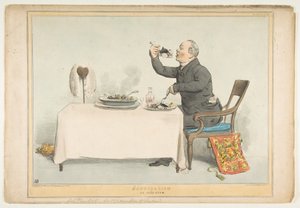HKannibalisme eller en irsk gryderet, 5. august 1833. af John Doyle