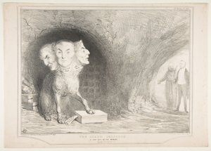 Statens Cerberus, Et blad ud af Æneaden, frit oversat, 11. december 1834. af John Doyle
