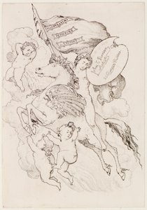 Flyvende hest (ætsning) af John Duncan