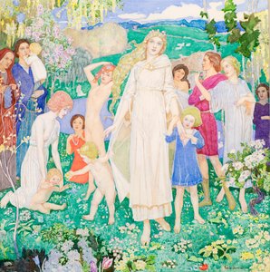 The Coming of Bride, ca. 1930 (akvarel)
