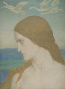 Venus der aldrig blev færdig, 1910-20 (tempera på lærred) af John Duncan