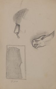 Uden titel [Blyantskitser] (blyant) af John Duncan