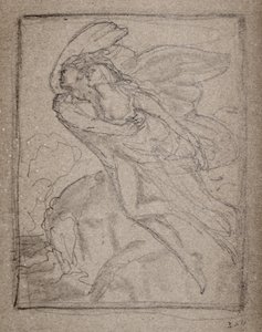 Uden titel [To engle] (blyant) af John Duncan