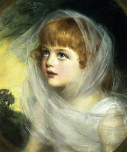 Simplicity and Innocence, 1900 (pastel) af John Ernest Breun