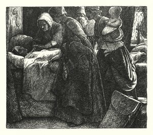 Lord of Burleigh (gravering) af John Everett (after) Millais
