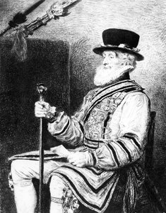 The Yeoman of the Guard, tryk lavet af Charles Waltner