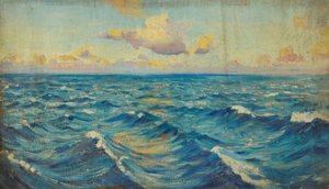 Seascape, slutningen af det 19. århundrede - midten af det 20. århundrede (olie på lærred)