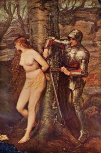 A Knight-errant - Figur af ridderromantisk litteratur, illustration fra 