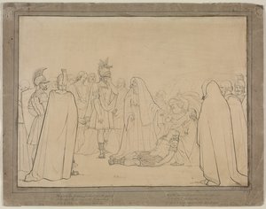 Aeneas viste Pallas lig fra Virgils "Aeneid" af John Everett Millais