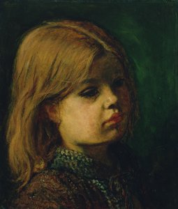 Hovedet af en pige af John Everett Millais